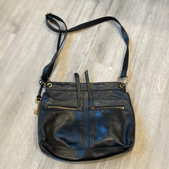Fossil Caitlyn crossbody Leather black - Picture 1 of 9